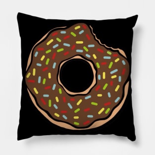 Amazing And Beautiful Chocolate Donut Design Pillow