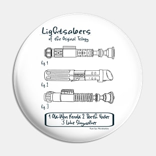 Line Art Series Original Trilogy Pin