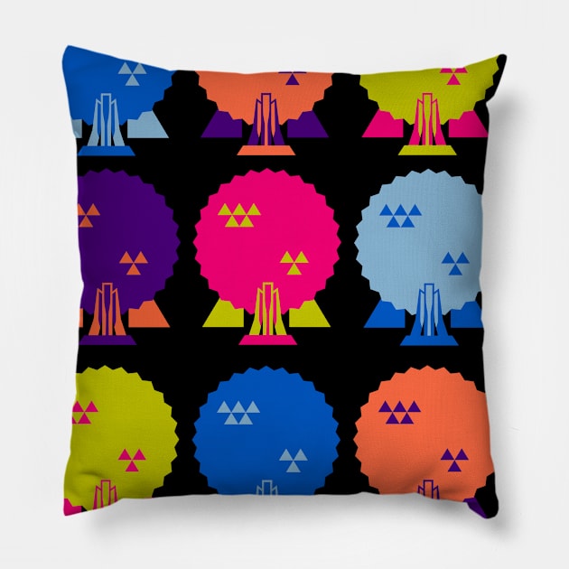 Spaceship Earth Pillow by Lunamis