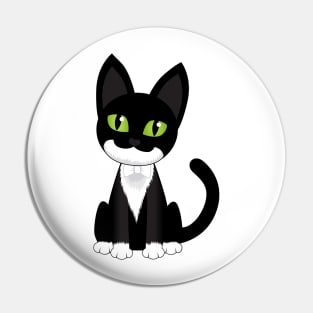 Tuxedo Cat Pin