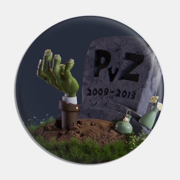 RIP PvZ Pin by Kinpraw