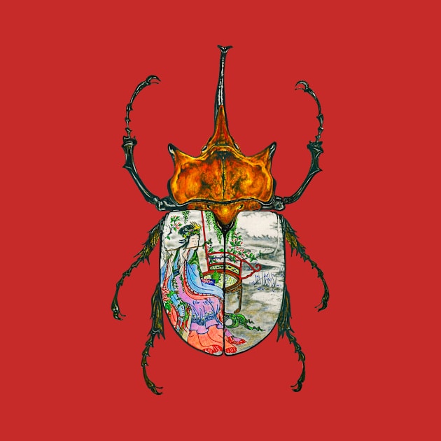 Painted Beetle 1 by Redmonks