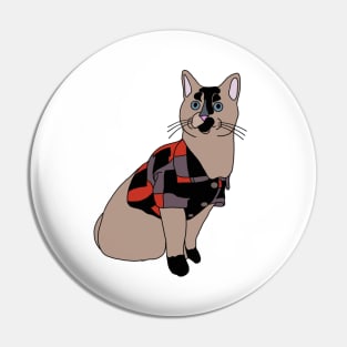 Arya the cat Pin