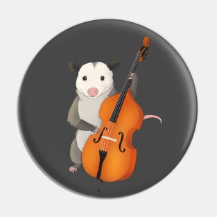 Possum playing the bass Pin
