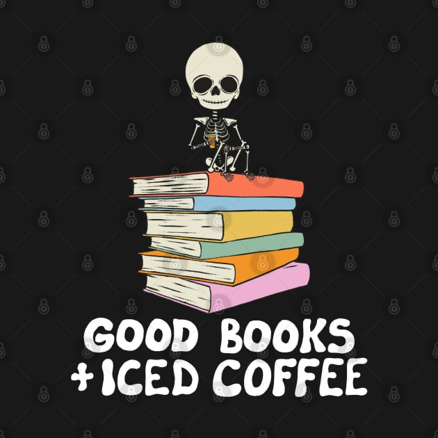 Good Books and Iced Coffee by cecececececelia