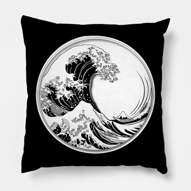 Wave design Pillow by Mary_Momerwids