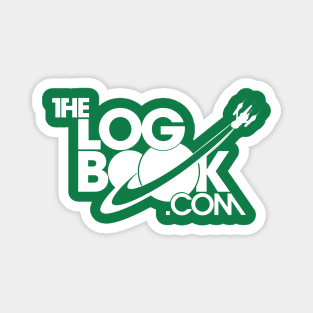 theLogBook.com New Logo in white - spacial edition Magnet