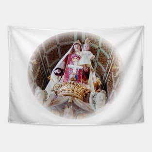 Santa protect us Tapestry