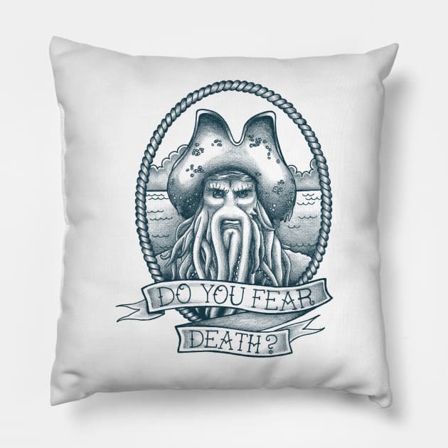 Do you fear death? Pillow by rakelittle