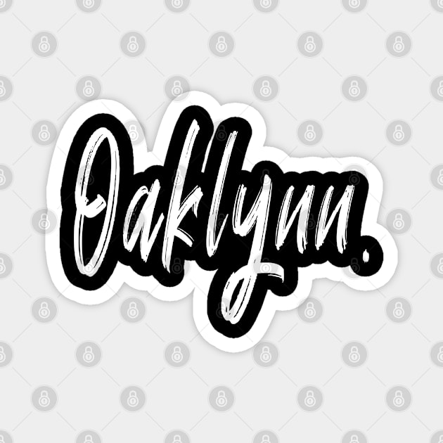 name girl Oaklynn Magnet by CanCreate