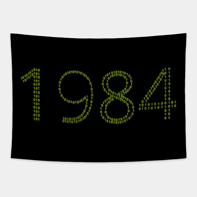 1984 modern twist Tapestry by peraspera