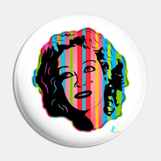 Baby Jane | Dark | Pop Art by William Cuccio Pin