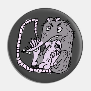 Rat Nuts Pin