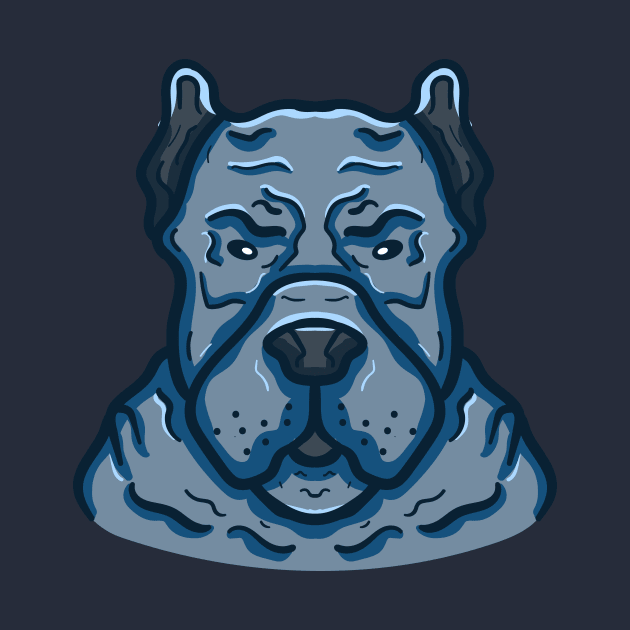 Angry Cane Corso Dog by Dzulhan