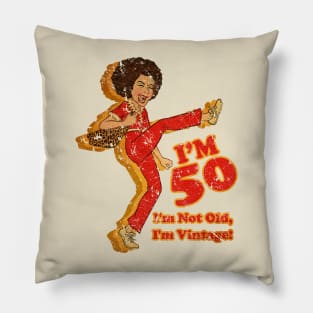 Vintage I'm 50 Pillow