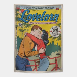 Vintage Confessions of the Lovelorn Cover Tapestry