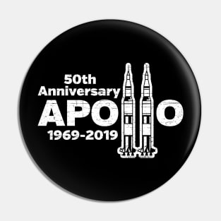 Apollo 11 50th Anniversary NASA Saturn V Rocket Pin