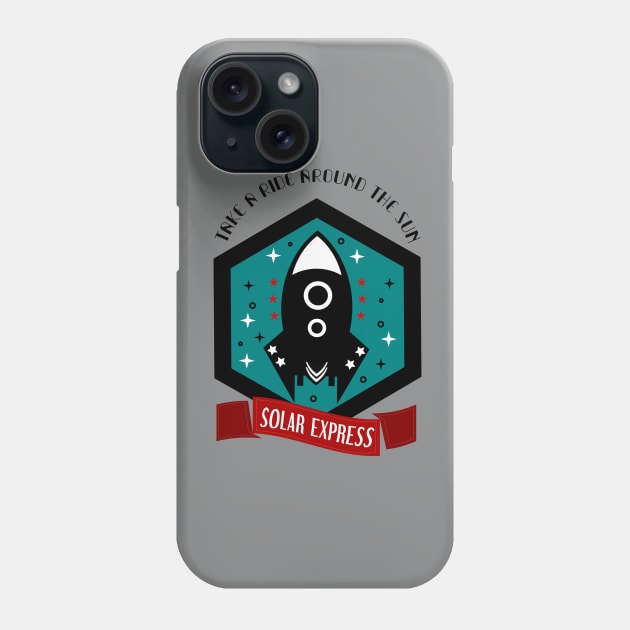 Solar Express Rocket Phone Case by TaliDe