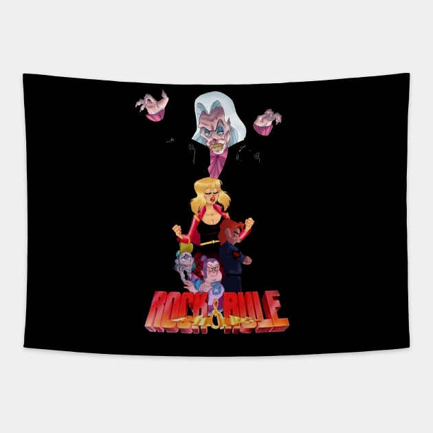 Rock and Rule Tapestry by gargirl