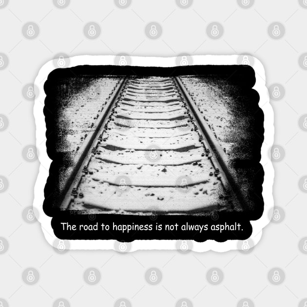 The road to happiness Magnet by Nazar