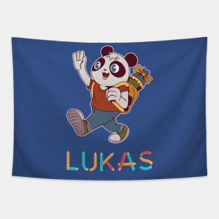 School Enrollment Panda Lukas Tapestry