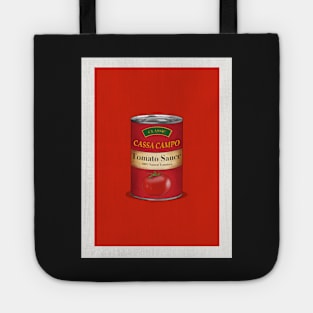 Spaghetti tomato sauce kitchen print Tote