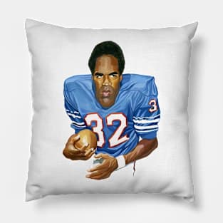 king oj simpson Pillow