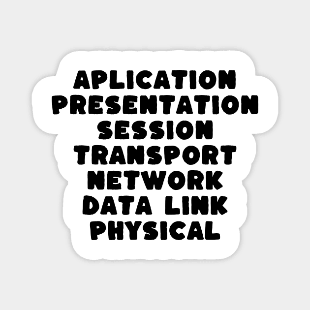 OSI model Magnet by Anthony88