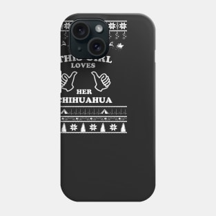 Merry Christmas Chihuahua Phone Case