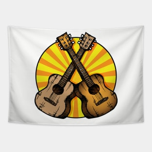 Guitars Tapestry