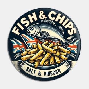 British Fish & Chips Pin