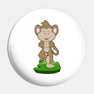 Monkey Yoga Fitness Gymnastics Pin