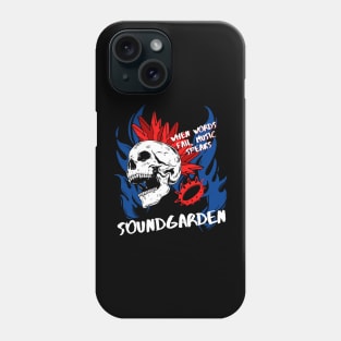 soundgarden ll music speaks Phone Case
