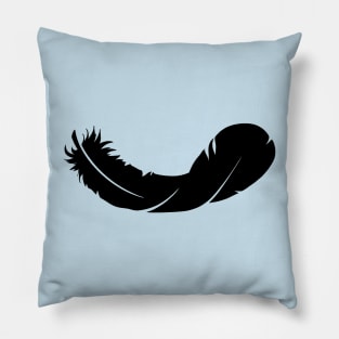 Black Feather Pillow