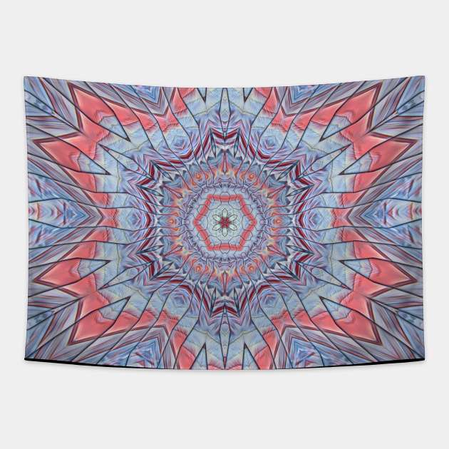 Boho Style Abstract Festive Mandala Pattern Tapestry by TheseTeesPlease