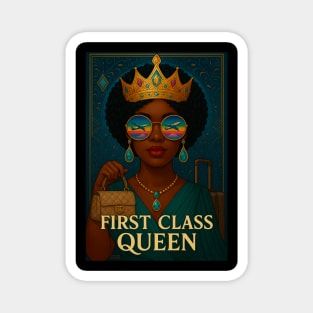 strong black FirstClassQueen Magnet