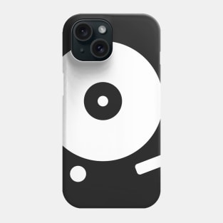 Minimal Vinyl Record Player Phone Case