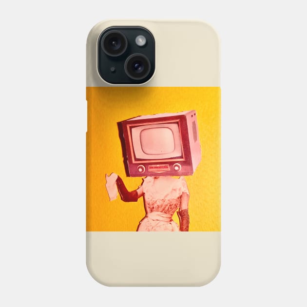 TV Lover Phone Case by Ken Rosewater