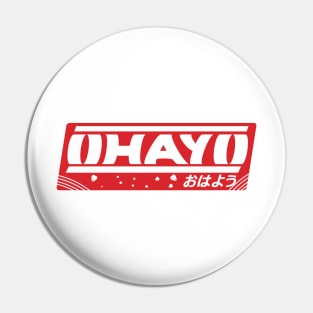 Ohayo! Pin