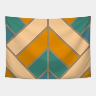 Geometric Pattern: Art Deco Diamond: Lily Tapestry