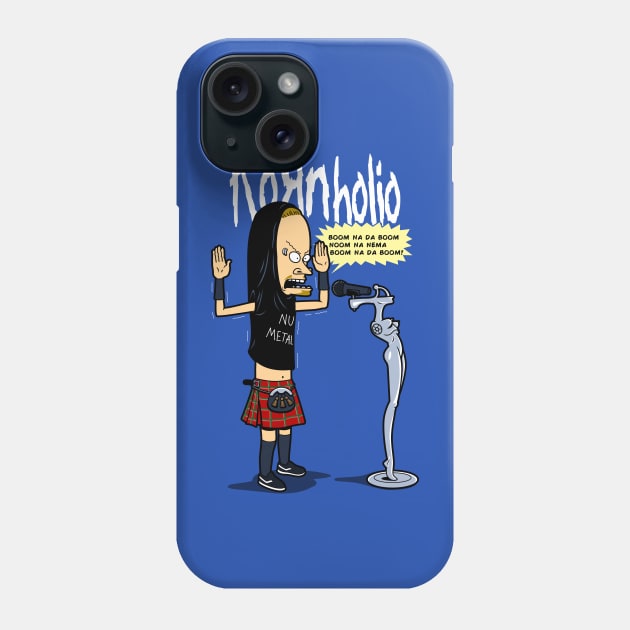 Funny 90s Cartoon Music Popular Nu Metal Rock Band Cartoon Parody Phone Case by BoggsNicolas