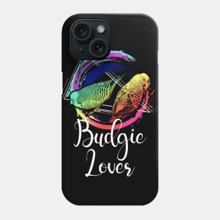 Colorful Rainbow Retro Budgies Budgerigar Budgie Lover Phone Case