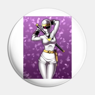 white ranger Pin