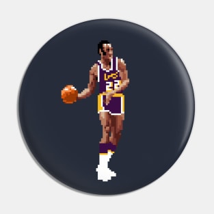 Elgin Baylor Pixel Dribble Pin