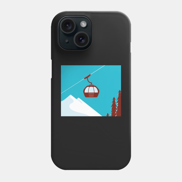 Winter landscape Phone Case by Antikwar