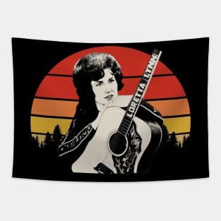 Retro Loretta Lynn Tapestry