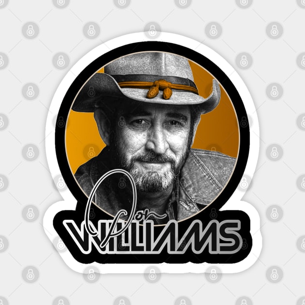 Don Williams Country Gold Tribute Magnet by darklordpug