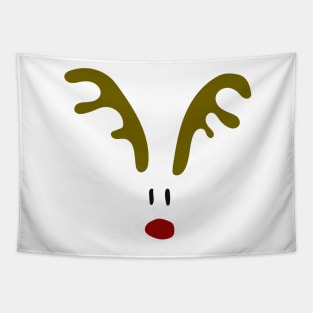 Christmas Red-Nose Reindeer Tapestry