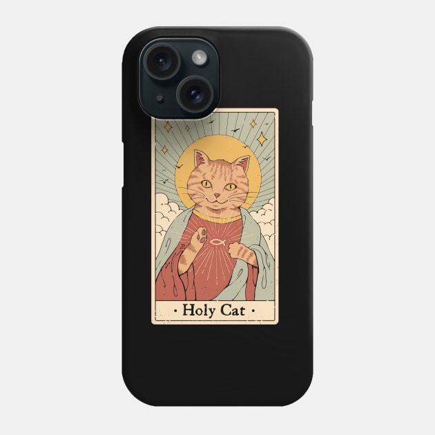 Holy Cat Phone Case by Vincent Trinidad Art