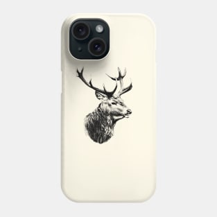 Deer portrait Phone Case